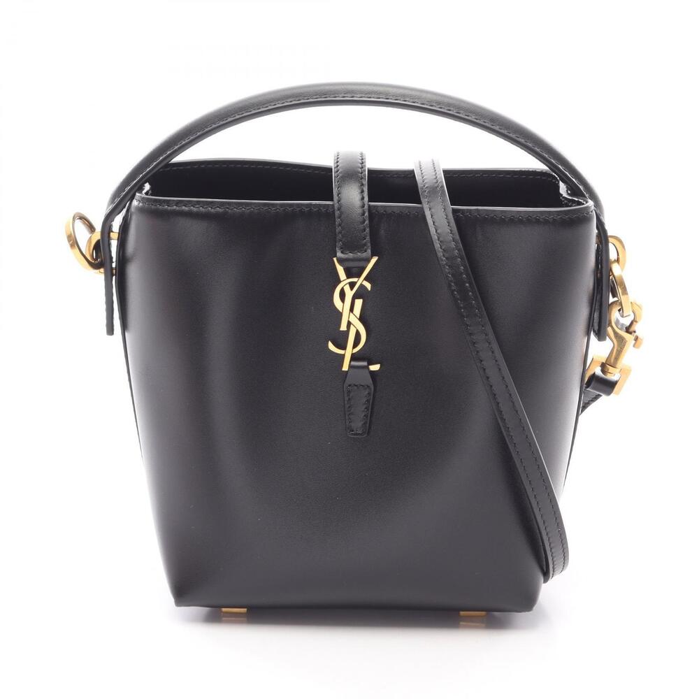 Saint Laurent Yves LE Handbag Leather Black